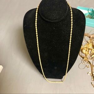 18k Rope Necklace